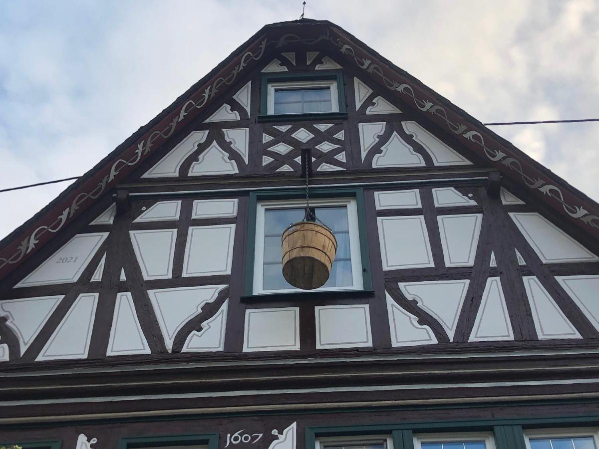 Schoene Ferienwohnung Gewoelbekeller Fachwerkhaus Bacharach Esterno foto